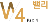 north course4 밸리 par:4